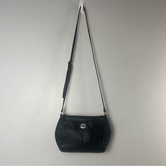 Black COACH PARK LEATHER SWINGPACK - Picture 2 of 16